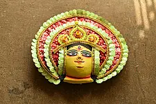 Mukhauta . मुखौटा : Handmade Chhau Mask - Durga Maa