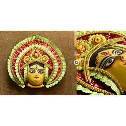 Mukhauta . मुखौटा : Handmade Chhau Mask - Durga Maa