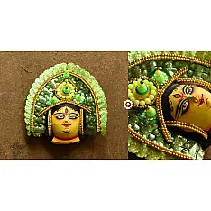 Mukhauta . मुखौटा : Handmade Chhau Mask - Durga Maa