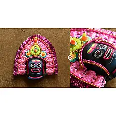 Mukhauta . मुखौटा : Handmade Paper Mache Chhau Mask - Raavan