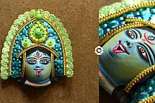 Mukhauta . मुखौटा : Paper Mache Chau Mask : Kaali