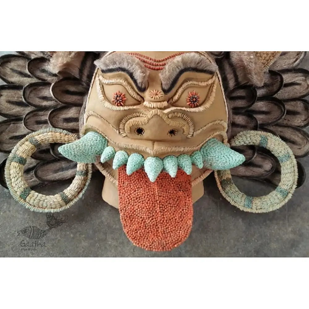 shop handmade Seeds chhau mask from bangal - Asura