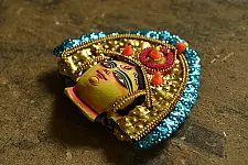 Mukhauta. मुखौटा ~ Handmade Chhau Mask of Durga 