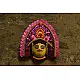Handmade chhau mask from bangal - Kartikeya 