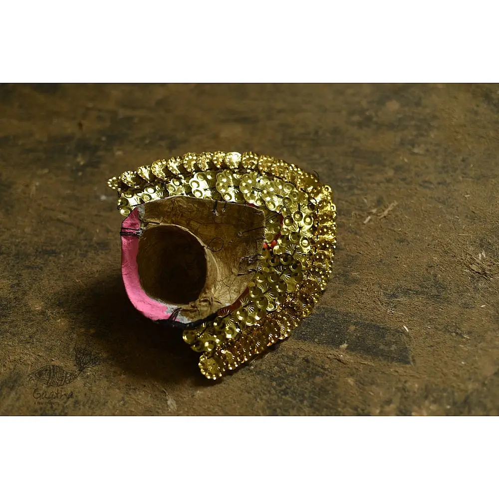 shop handmade chhau mask from bangal - ganesh