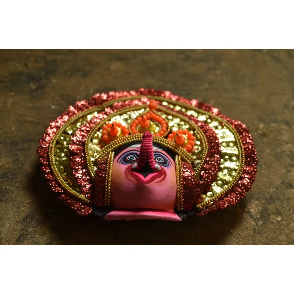 shop handmade chhau mask from bangal - ganesh