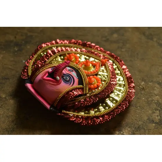 shop handmade chhau mask from bangal - ganesh