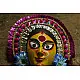 shop handmade chhau mask from bangal - durga-golden