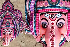 Mukhauta. मुखौटा ~ Chhau Mask - Gajanand