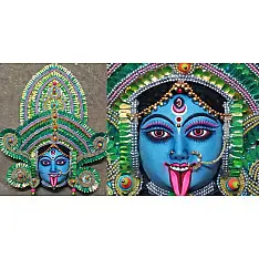Mukhauta. मुखौटा ~ Chhau Mask - Kaali Maa