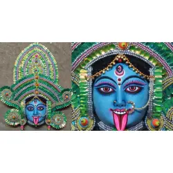 Mukhauta. मुखौटा ~ Chhau Mask - Kaali Maa