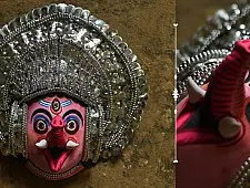 Mukhauta. मुखौटा ~ Chhau Mask ~ Silver Ganesha (Big)