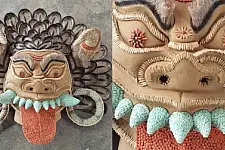 Mukhauta. मुखौटा ~ Seeds Chhau Mask - Asura
