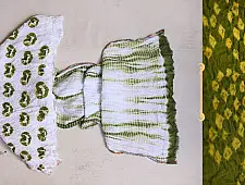 मनमौजी ❈ Bandhani . Dress Material ❈ C
