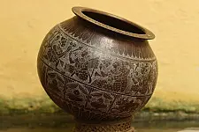 Antiquities from Khajuraho | Kalash With Stand