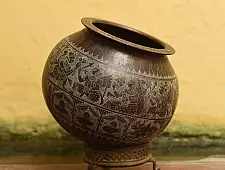 Antiquities from Khajuraho | Kalash With Stand
