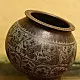 Shop Antique Brass Round Kalash With Stand from Khajuraho 