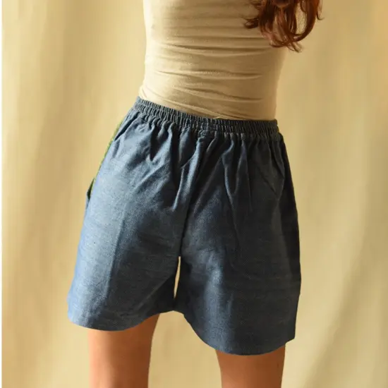 Shop Handloom Denim Short