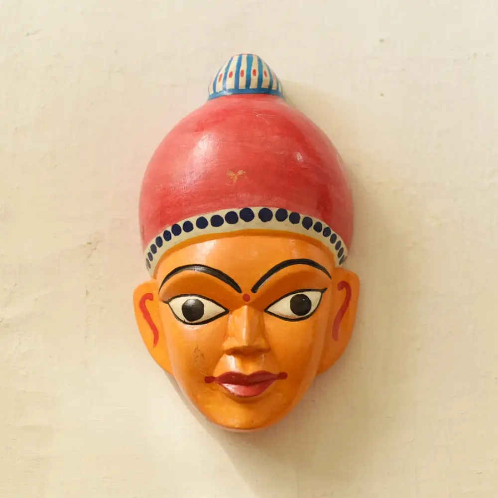 shop handmade wooden mask - Meera