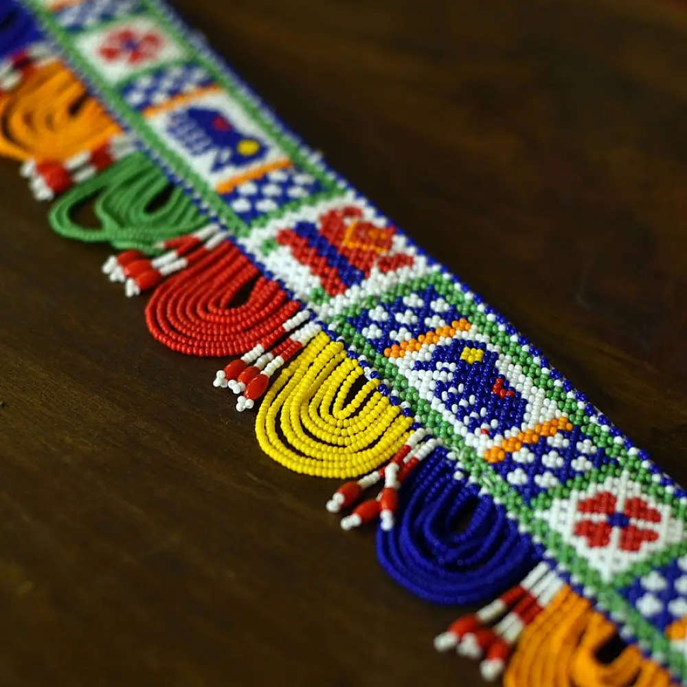shop handmade door Glass Bead Door Toran - Ganesh & Elephant Motif