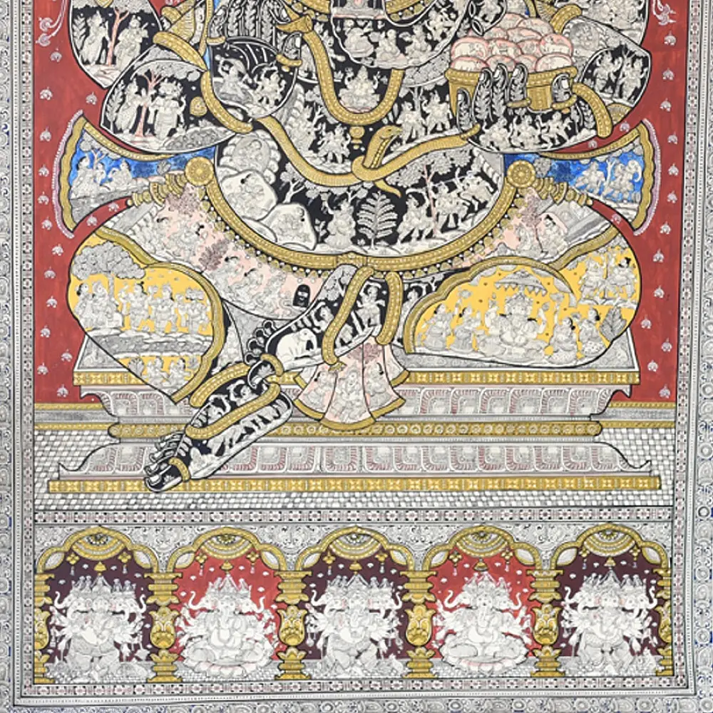 shop Traditional patachitra Painting ~ Ganesha Story