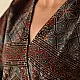 shop Reversible Ajrakh & Denim Jacket - Black