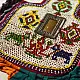 Handmade Bead Work ~ Old Decorative Wall Hanging - Fan