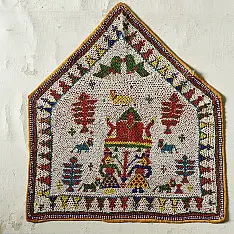 Prachin . प्राचीन  ❂ Saurashtra Region Beaded Old & Antique Wall Hanging