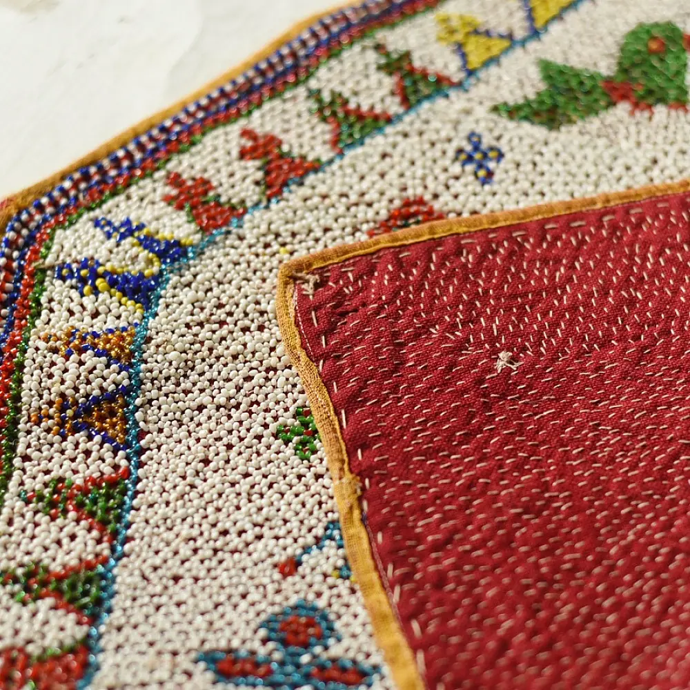 Saurashtra Region Beaded Old & Antique Wall Hanging