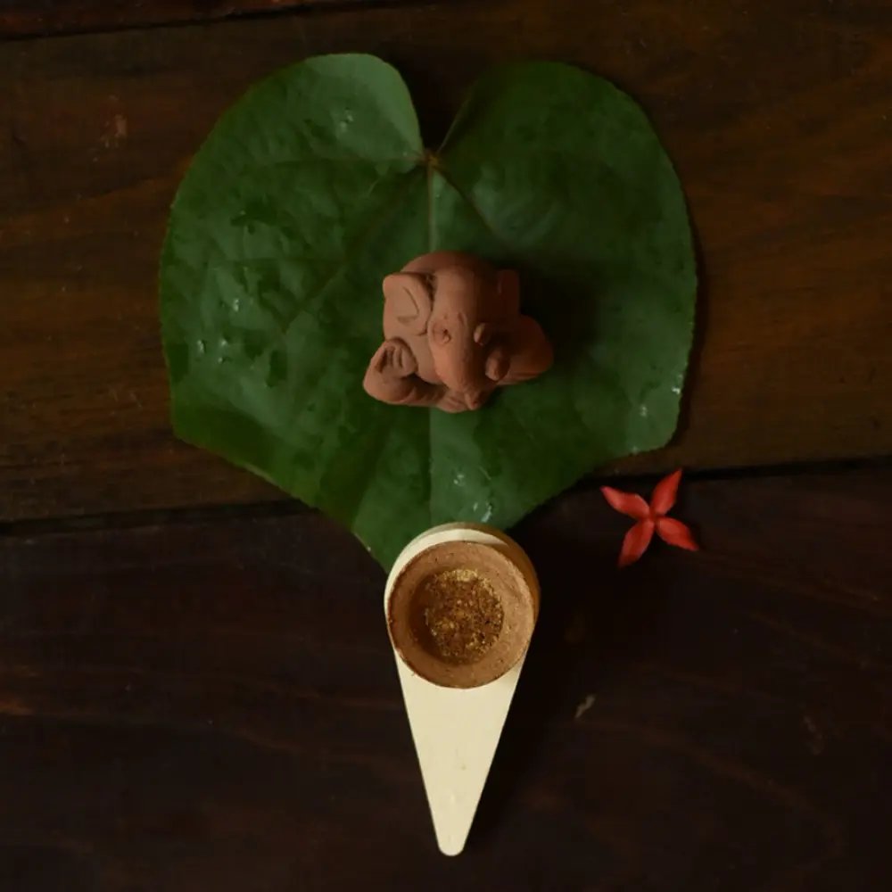 Shop Hawan Guggal + Loban Guggal ~ Incense Cups ( Set of Two) 