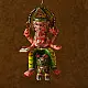 shop Handmade Wooden toy - Flying Ganesha on Mushak (Two Color Options)