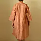 shop Jamdani - Handloom Cotton Dress - Light Brown