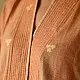 shop Jamdani - Handloom Cotton Dress - Light Brown