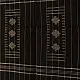 shop Handloom Soft Cotton Jamdani Stole - Black
