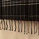 shop Handloom Soft Cotton Jamdani Stole - Black