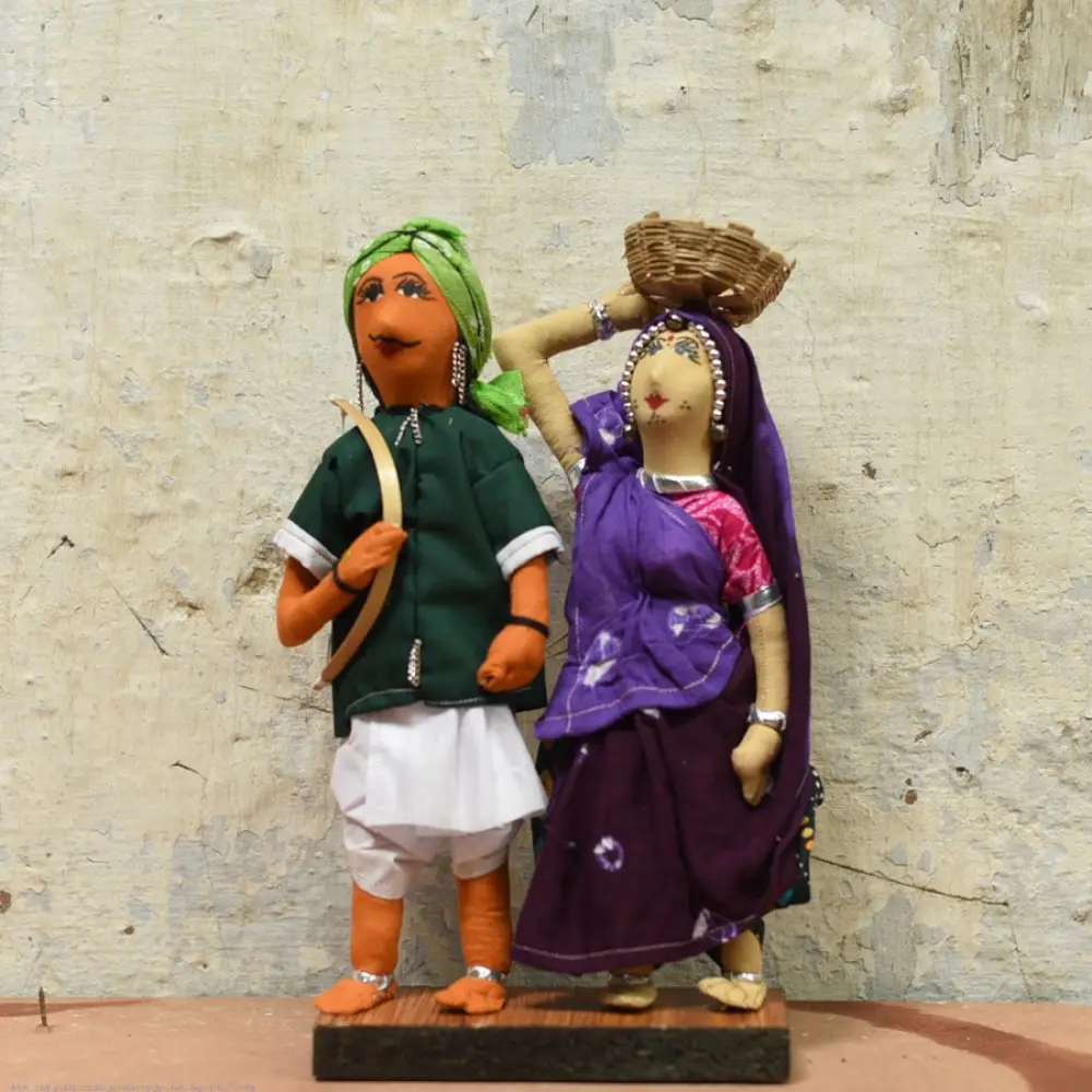 Buy Jhabua Handmade Fabric Doll (Bhil) - D