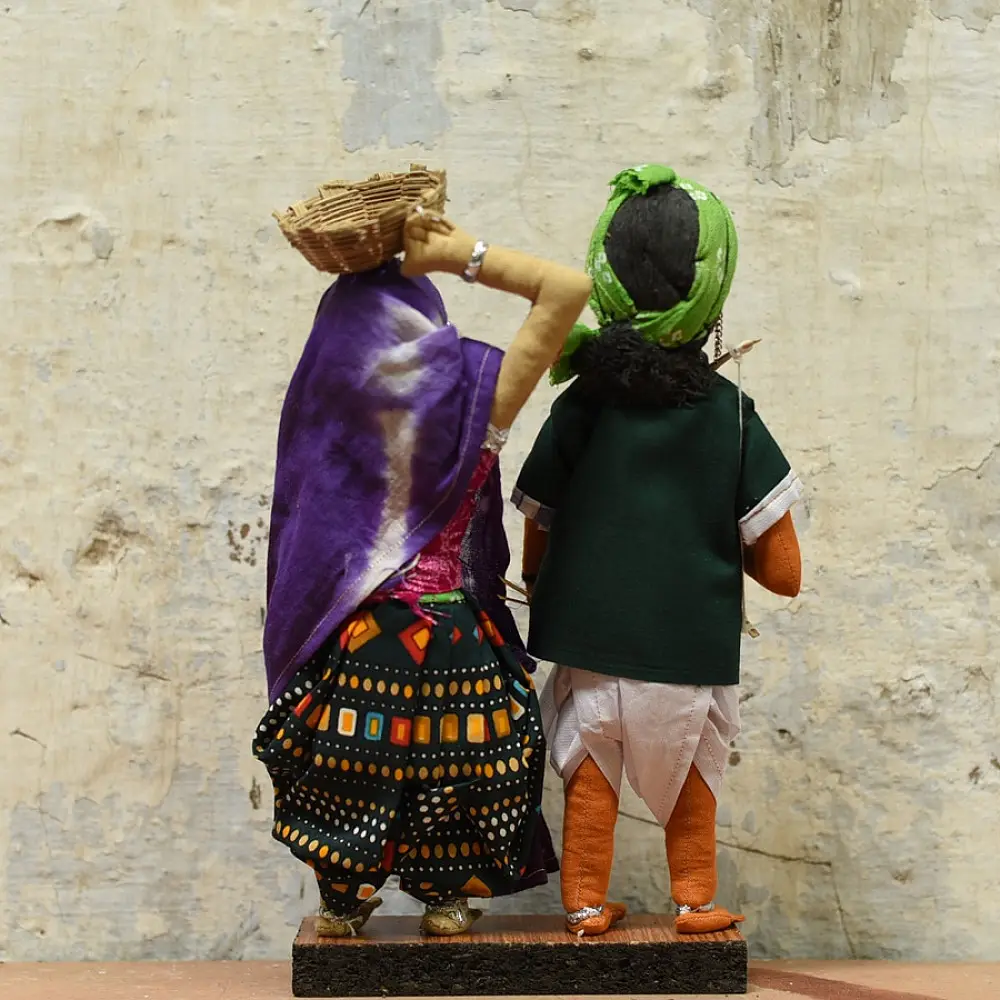 Buy Jhabua Handmade Fabric Doll (Bhil) - D