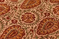 A finite infinity ❧ Kalamkari Natural Color Dhurrie ( 2 X 3 ) - C
