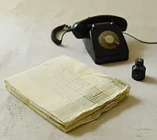 Damodar . दामोदर ✩ Handspun Pure Cotton Dhoti Khes - Golden & Silver Zari Border