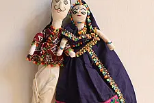 Dhingli | Cotton Handmade Traditional Doll - Set of Two