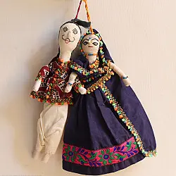 Dhingli | Cotton Handmade Traditional Doll - Set of Two