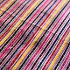 Hand Woven Fabric - Multi Color Stripes