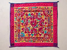 Treasure Trove ~ Rabari Embroidery - Kutchi Old Wall Piece / Chakda
