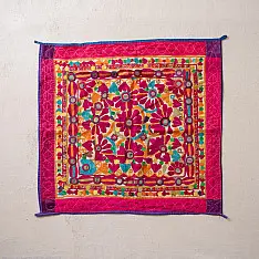 Treasure Trove ~ Rabari Embroidery - Kutchi Old Wall Piece / Chakda