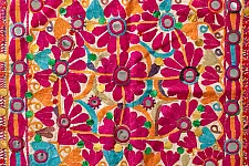 Treasure Trove ~ Rabari Embroidery - Kutchi Old Wall Piece / Chakda