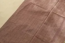 Sadaa . सदा ✡ Begampuri Handspun Pure Cotton Saree - Light Green Stripes