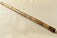 Bansuri . बाँसुरी ⠇Tribal Music Instrument | Revolving Bamboo Flute - D