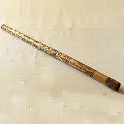 Bansuri . बाँसुरी ⠇Tribal Music Instrument | Revolving Bamboo Flute - D