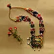 Handmade Tribal Necklace / Embroidered & Bead Necklace 