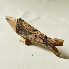 Burn Art | Tribal Wooden Art Pieces - Fish (A)